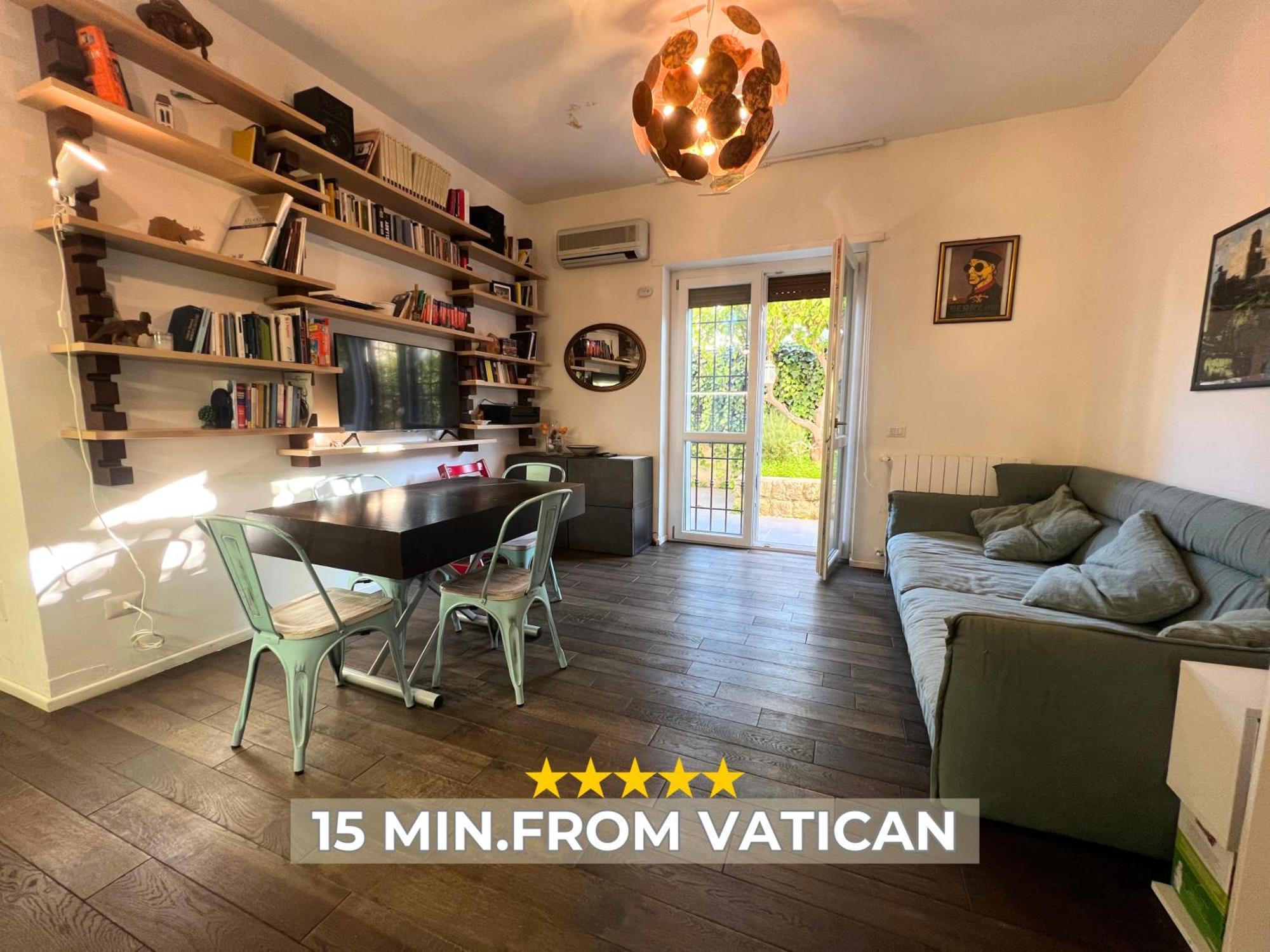 15 Min From The Vatican Wi-Fi And Garden Екстериор снимка
