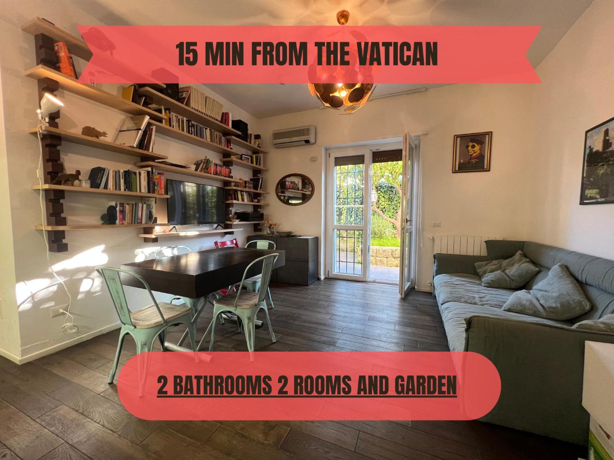 15 Min From The Vatican Wi-Fi And Garden Екстериор снимка