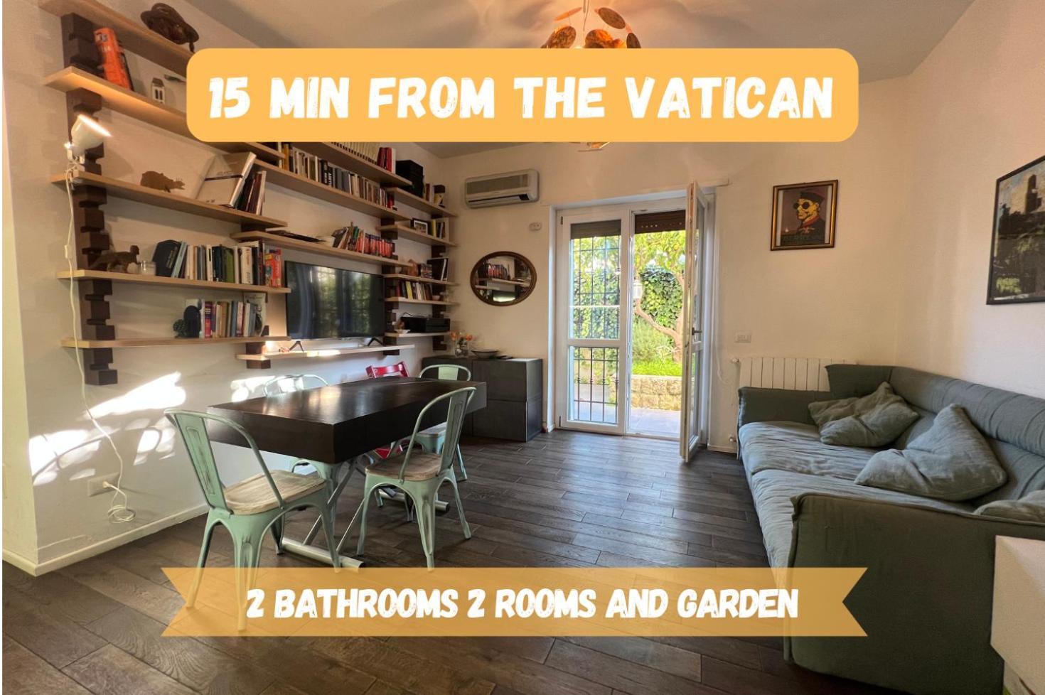 15 Min From The Vatican Wi-Fi And Garden Екстериор снимка